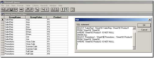 MS Query for Scenario 2