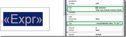 ssrs textbox - selected text properties