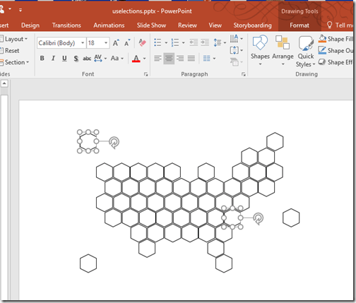 Making hexagons in powerpoint